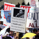 Photo of a protest in Los Angeles against the American Health Care Act on March 23, 107 via AP